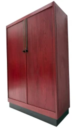 Art Deco Modernist Armoire by A.H. Jansen for L.O.V. Oosterbeek, 1920s 2